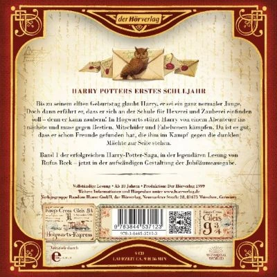 Harry Potter Und Der Stein Der Weisen, 9 Audio-CD 2 Harry Potter Und Der Stein Der Weisen, 9 Audio-CD – Bild 2