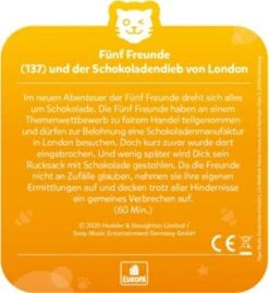 Tigercard - Fünf Freunde - Folge 137: Und Der Schokoladendieb Von London 6 Tigercard - Fünf Freunde - Folge 137: Und Der Schokoladendieb Von London -Berühmter Platten Laden 16970986 03