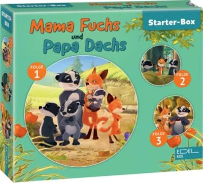 CD Mama Fuchs Und Papa Dachs - Starter-Box 1 - Folge 1-3 1 CD Mama Fuchs Und Papa Dachs - Starter-Box 1 - Folge 1-3
