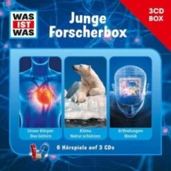 Tessloff Verlag WAS IST WAS Hörspiele: Junge Forscher-Box, Audio-CDs