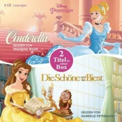 Disney Prinzessin: Die Schöne Und Das Biest: Cinderella, 4 Audio-CDs